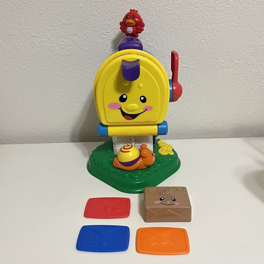 Fisher Price Mattel Laugh & Learn Learning Letters Mailbox Playset Toy WORKS